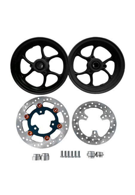 JUEGO COMPLETO LLANTAS 10" V2 ULTRALIGERAS 2,5"-3" GP10