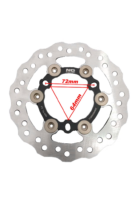 Disco Freano 180mm Trasero flotante NG