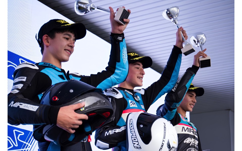 Izan Muyor y Witek Kupczynski se imponen por partida doble en la cita de la MIR Racing Aspar Cup en Jerez
